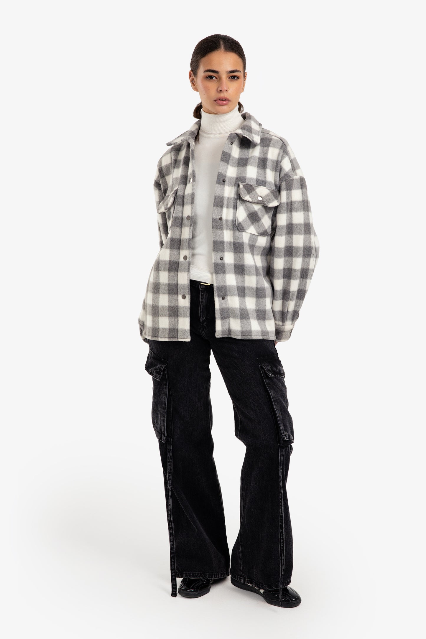 Plaid Buttoned Overshirt