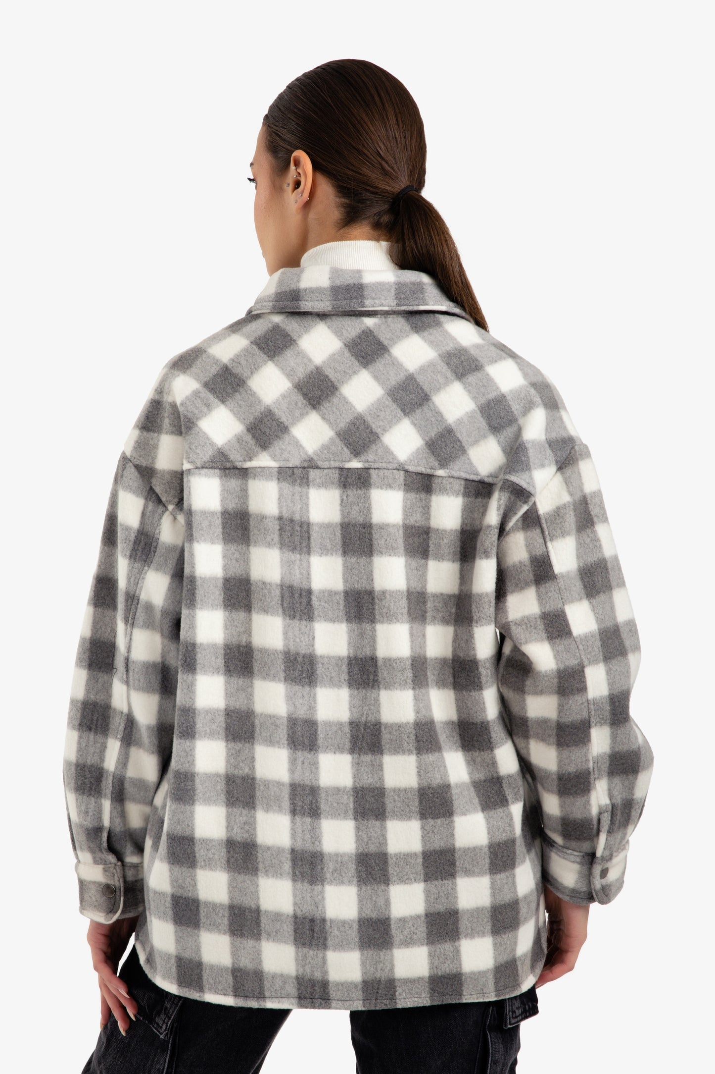 Plaid Buttoned Overshirt