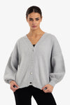 Relaxed V-Neck Cardigan