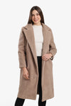 Open-Front Midi Coat