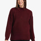 Ribbed-Trim Knit Pullover