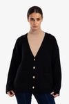 Button-Down Relaxed Cardigan