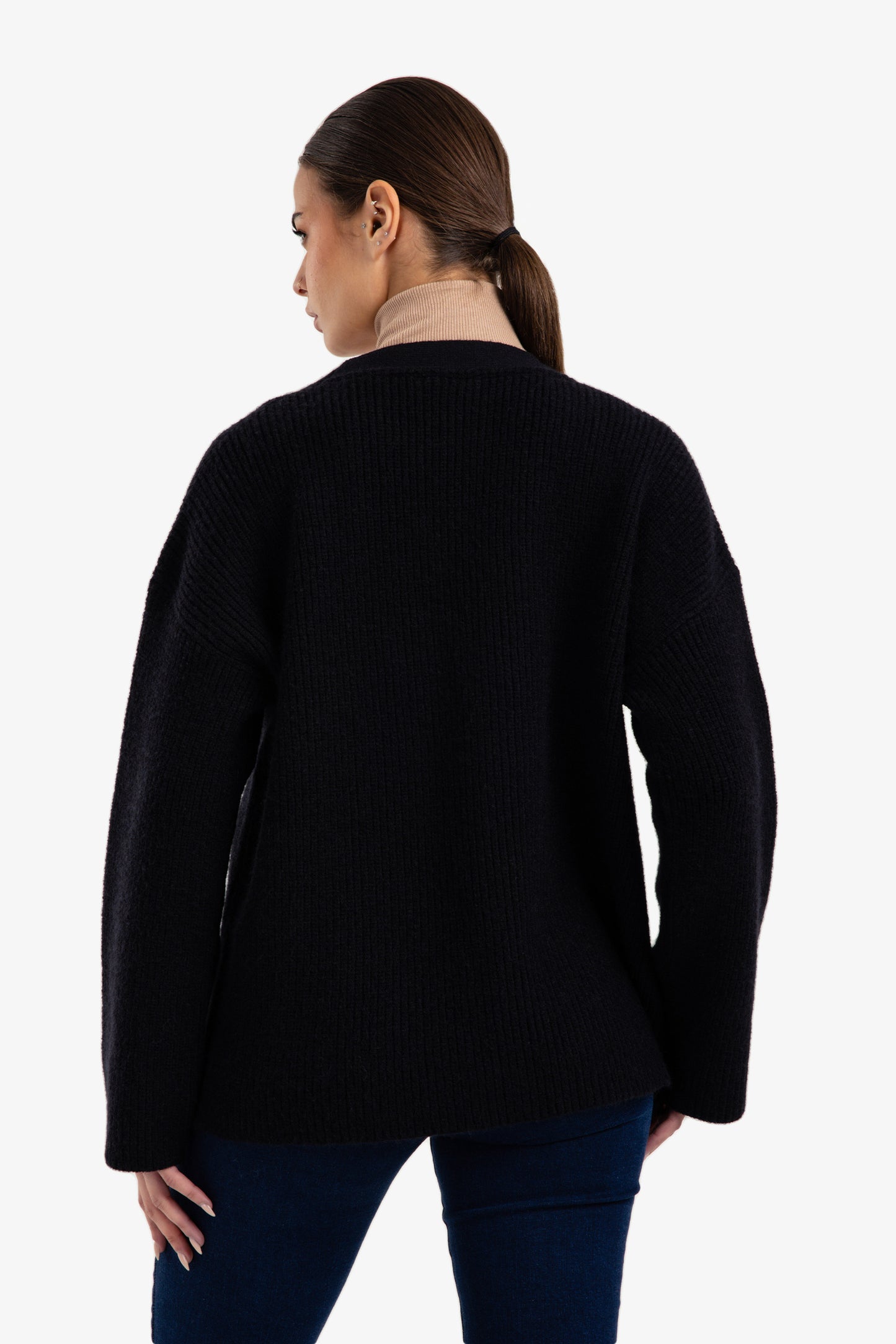 Button-Down Relaxed Cardigan