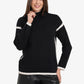 Contrast-Trim Wool Pullover