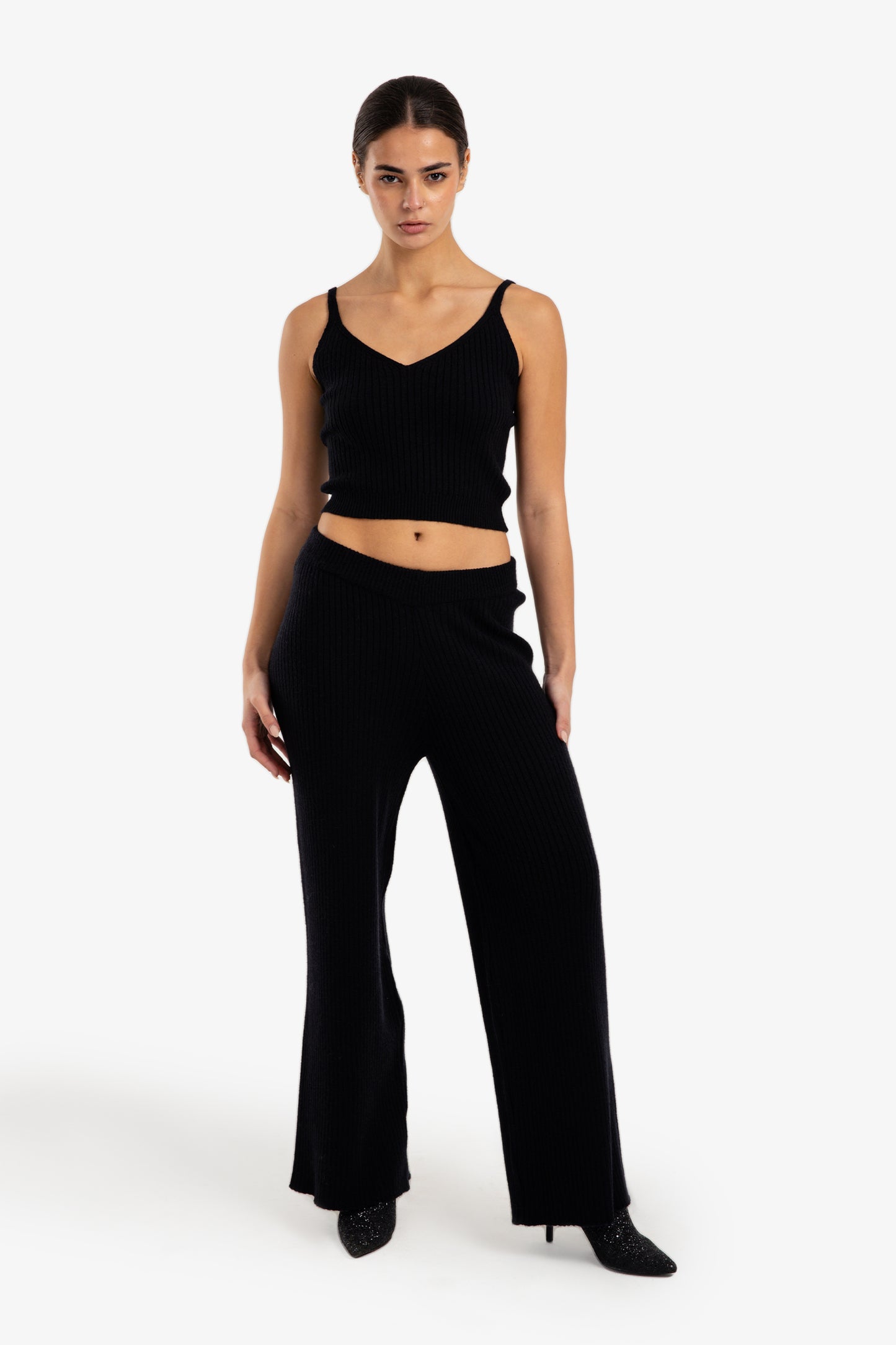 Striped Wide Leg Pants