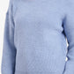 Ribbed-Trim Knit Pullover