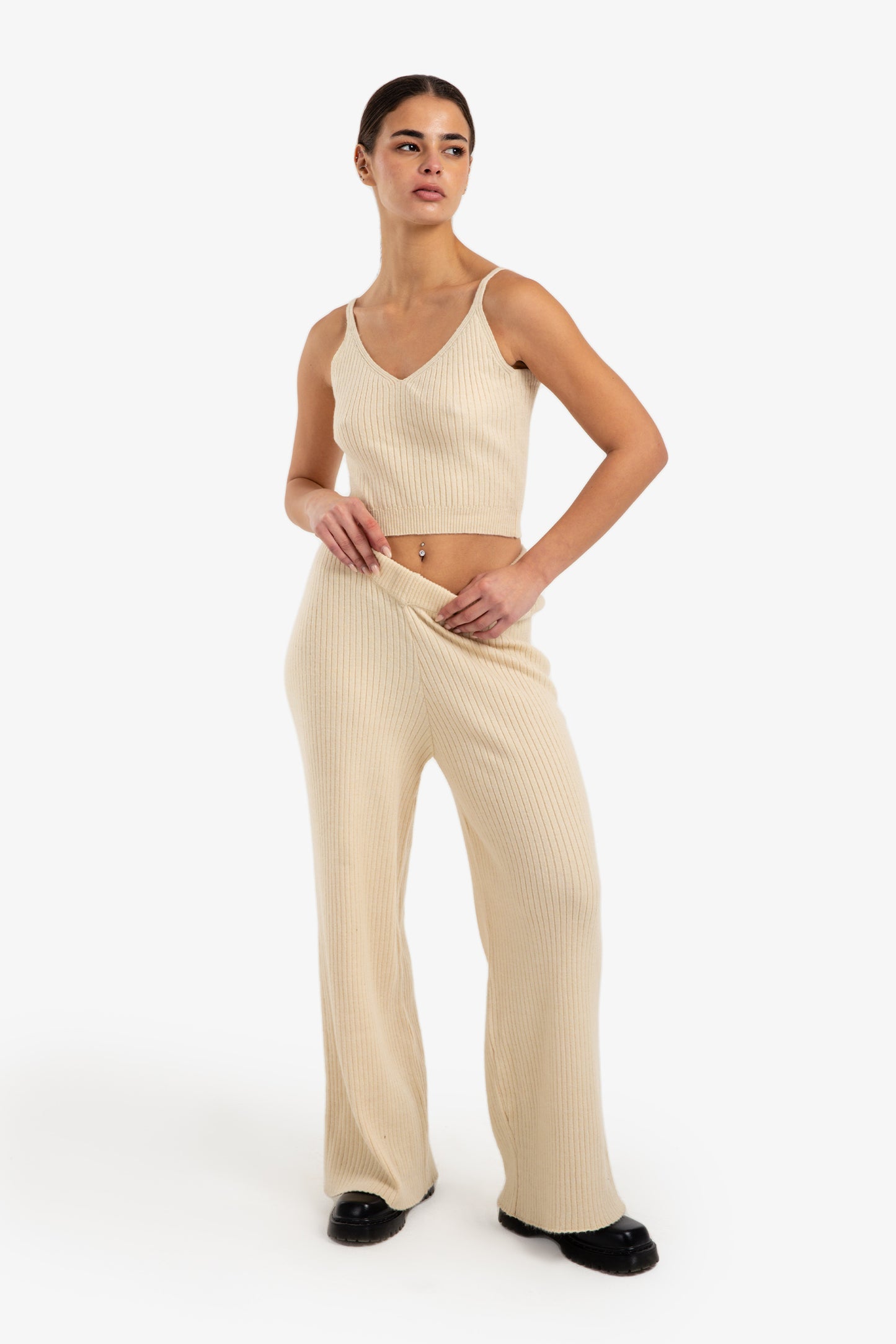 Striped Wide Leg Pants