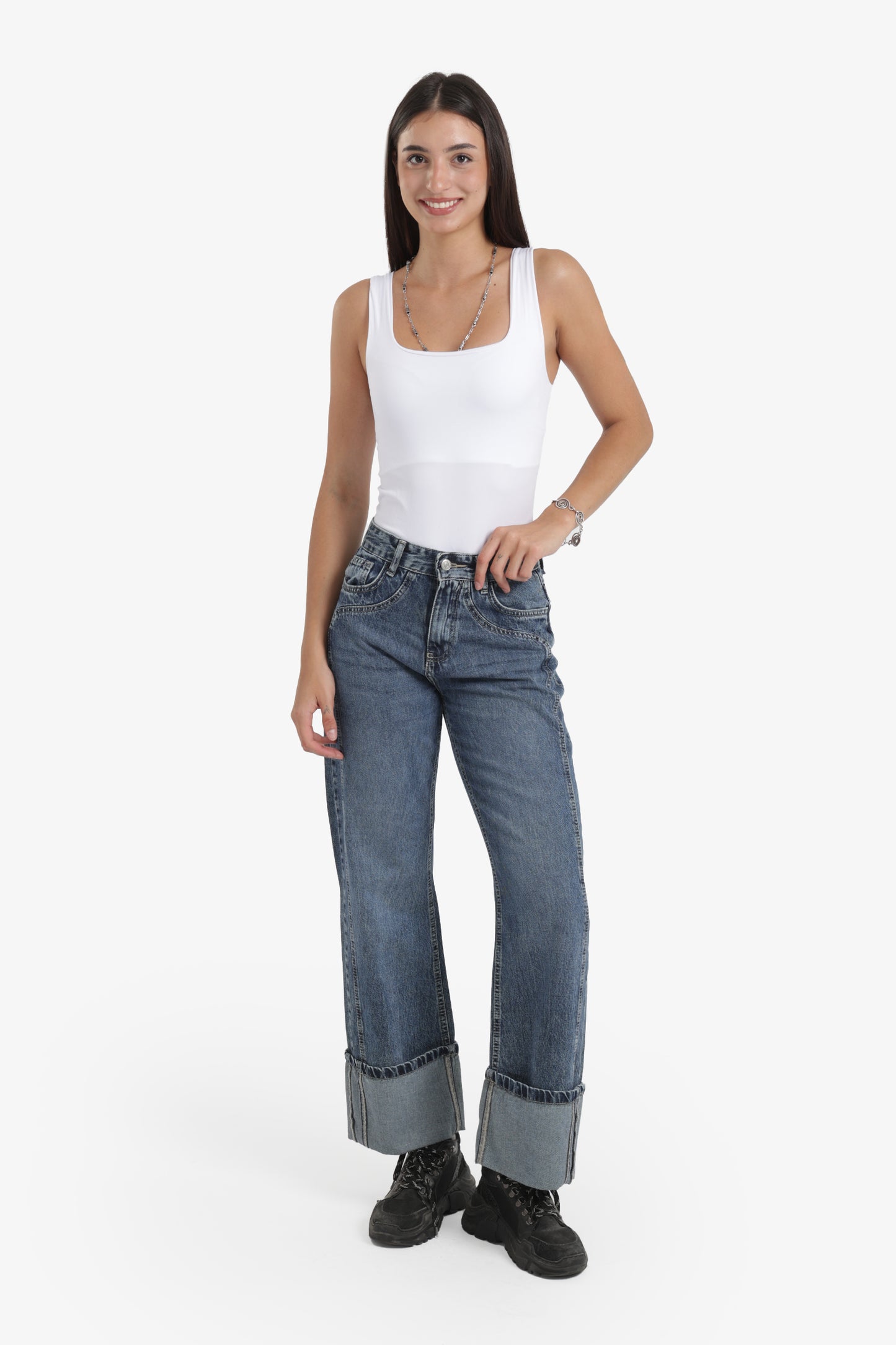 Microfiber Square Neck Bodysuit