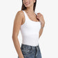 Microfiber Square Neck Bodysuit