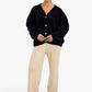 Relaxed V-Neck Cardigan
