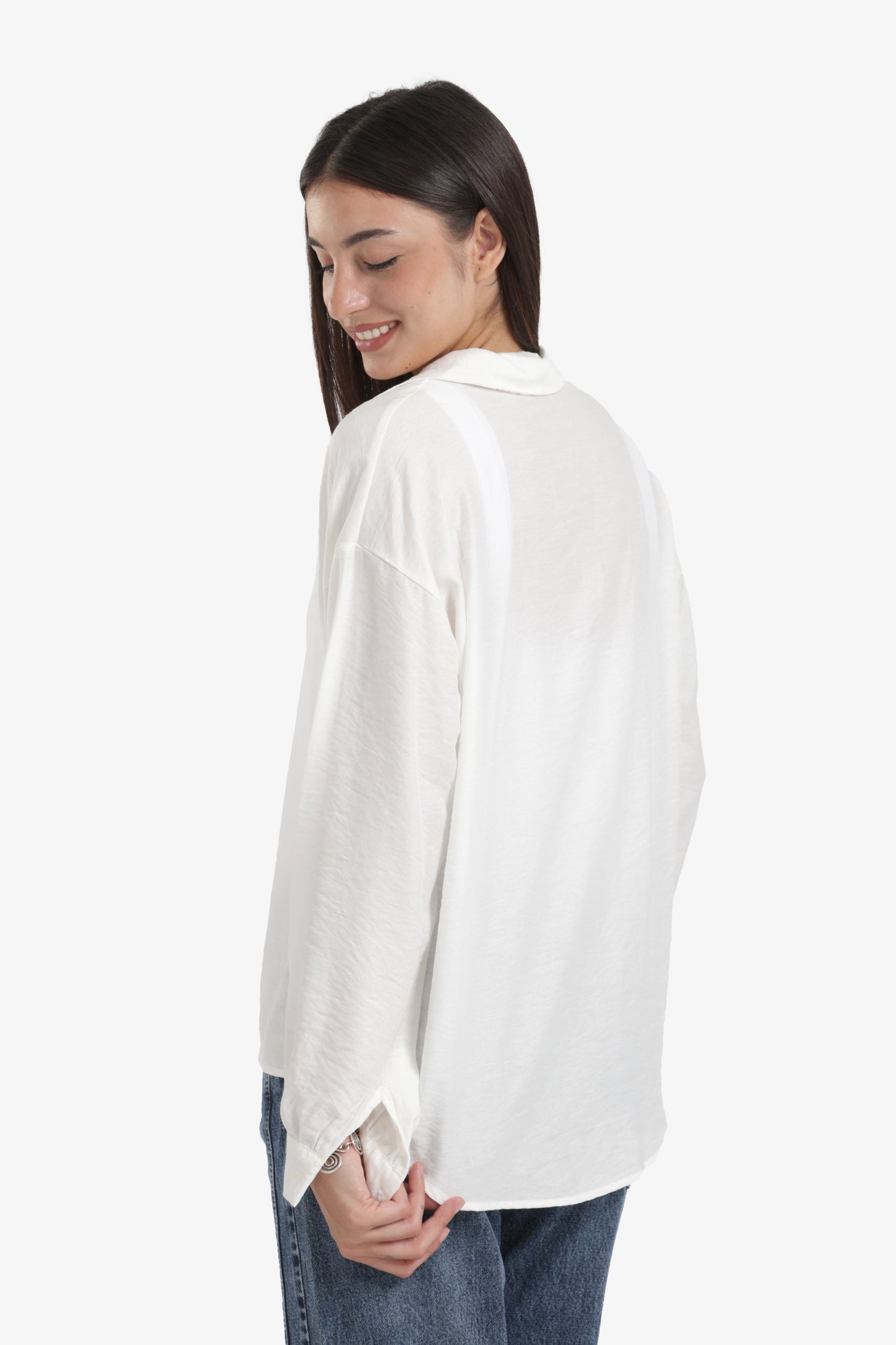 V-Neck Tencel Blouse