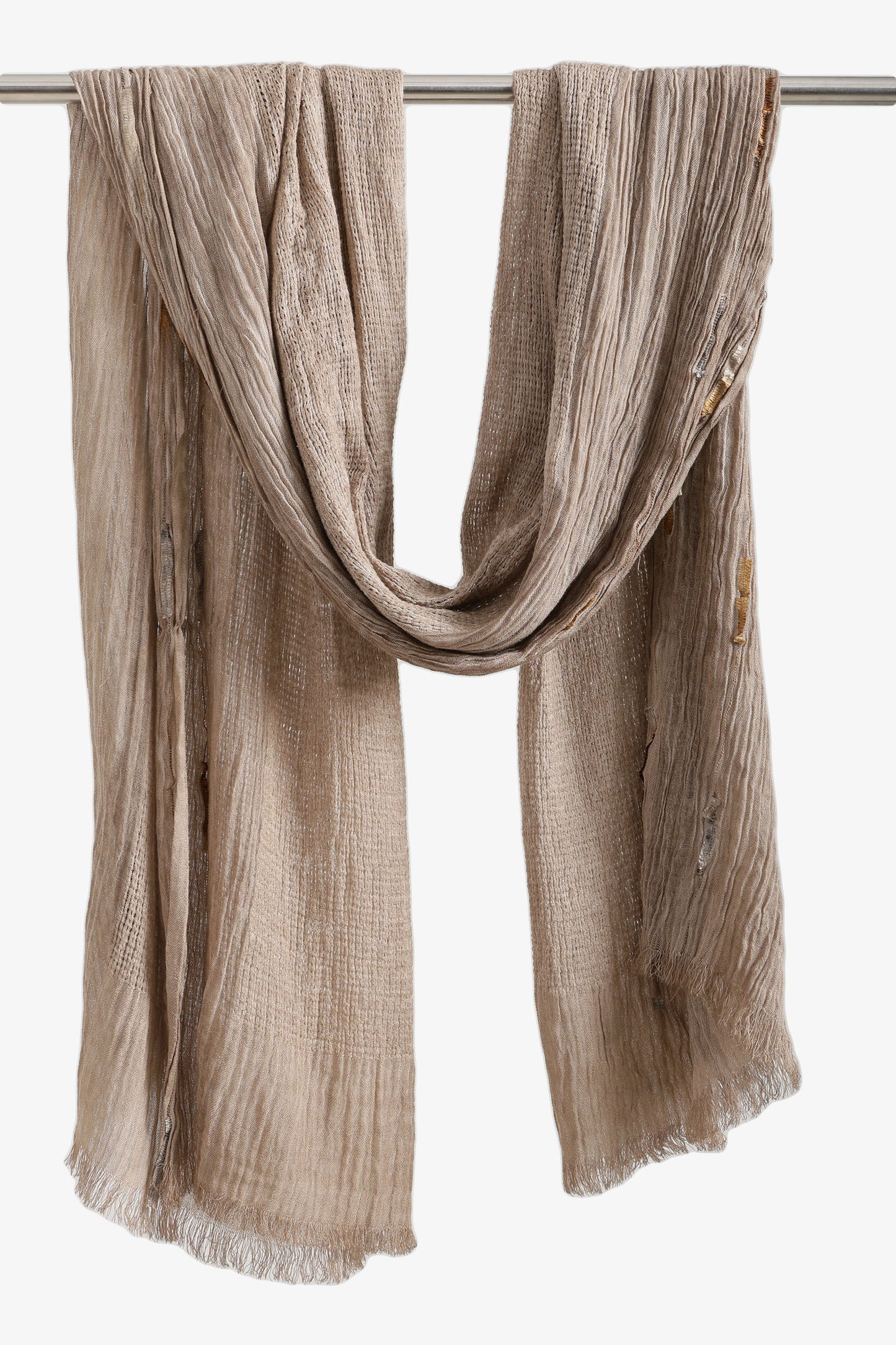 Perforated Rectangular Scarf