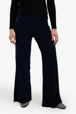 Elastic Waist Wide Leg Pants