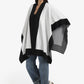 Wide Black Trim Poncho