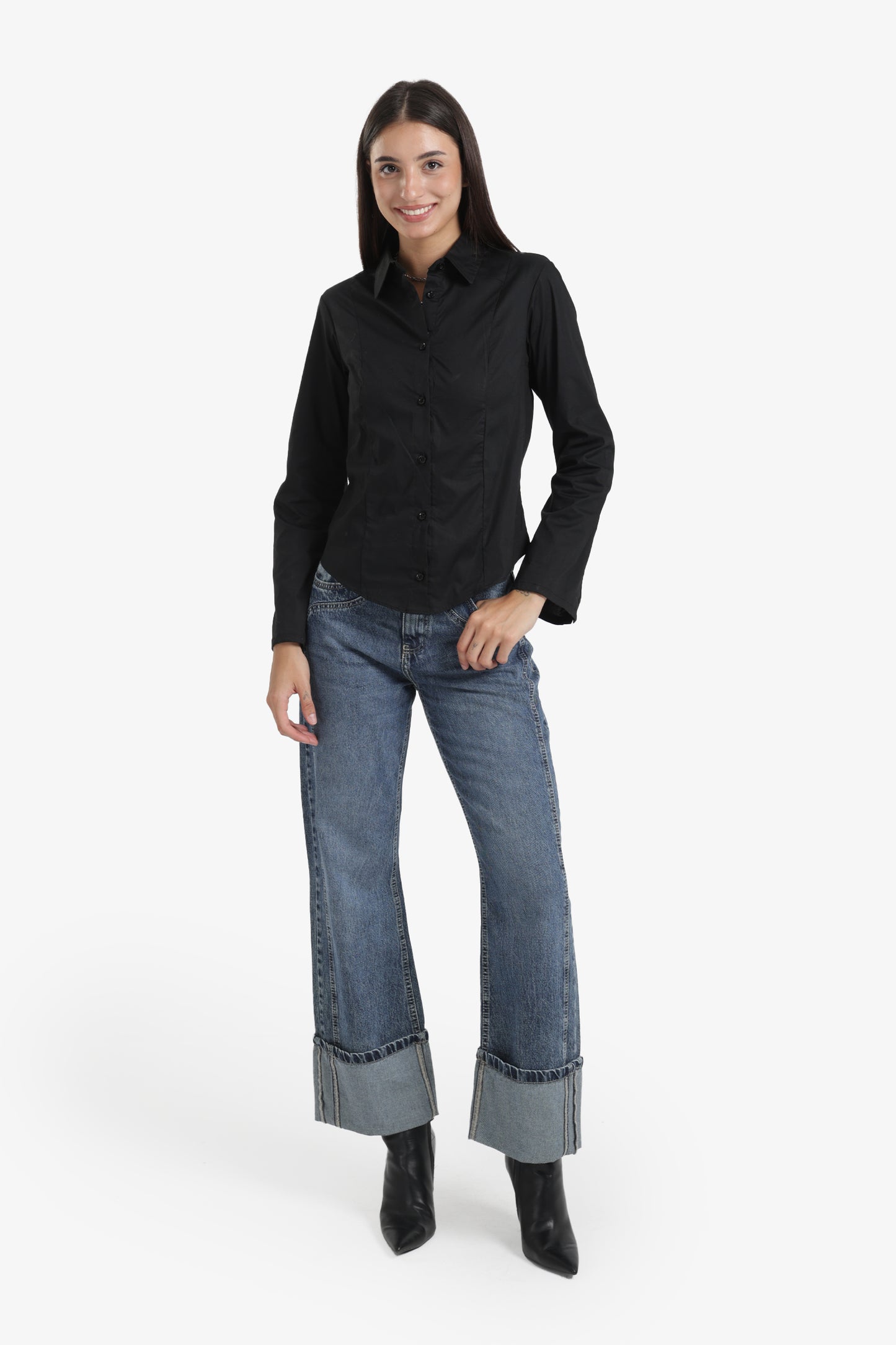 Turn Down Collar Shirt