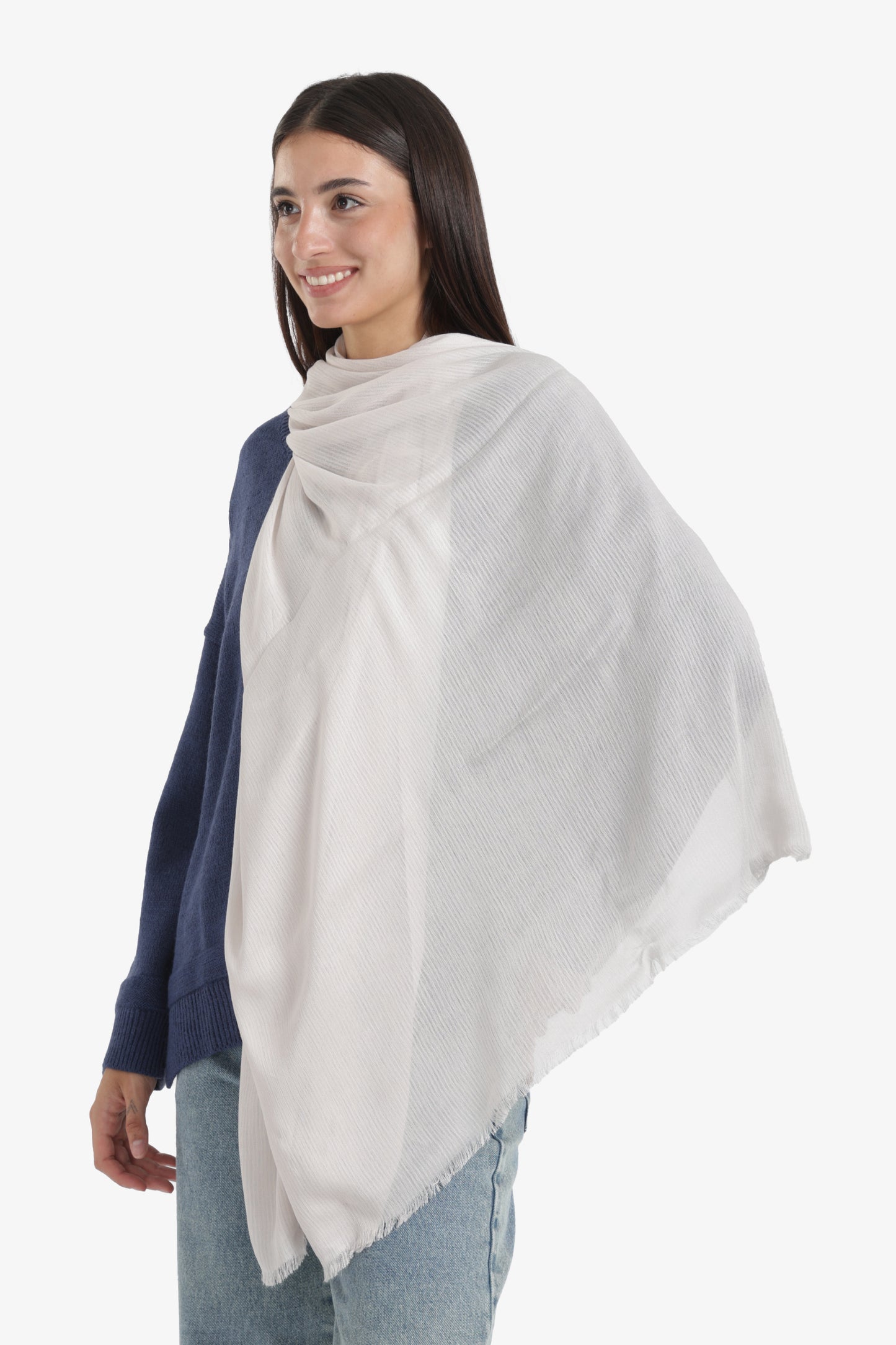 Ribbed Rectangular Scarf