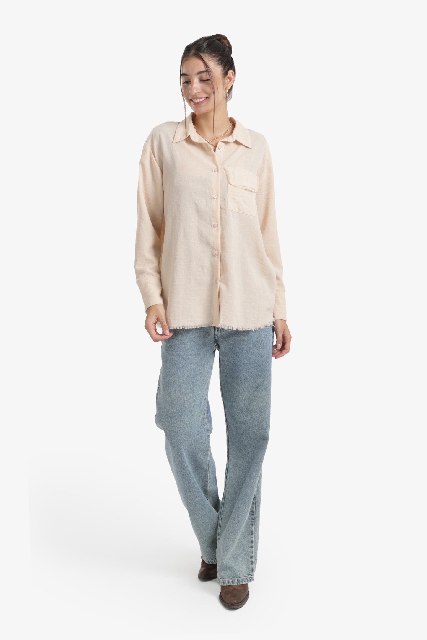 Relaxed Fit Tencel Shirt