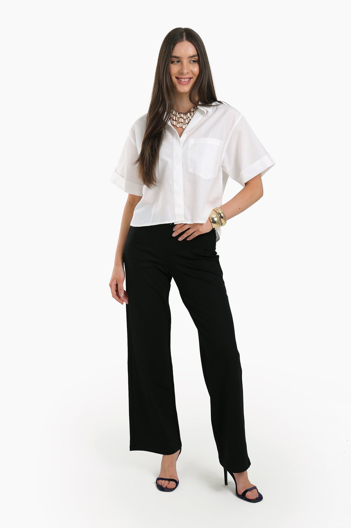 White Short Sleeves Shirt