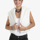 Cropped Hooded Vest