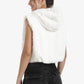 Cropped Hooded Vest