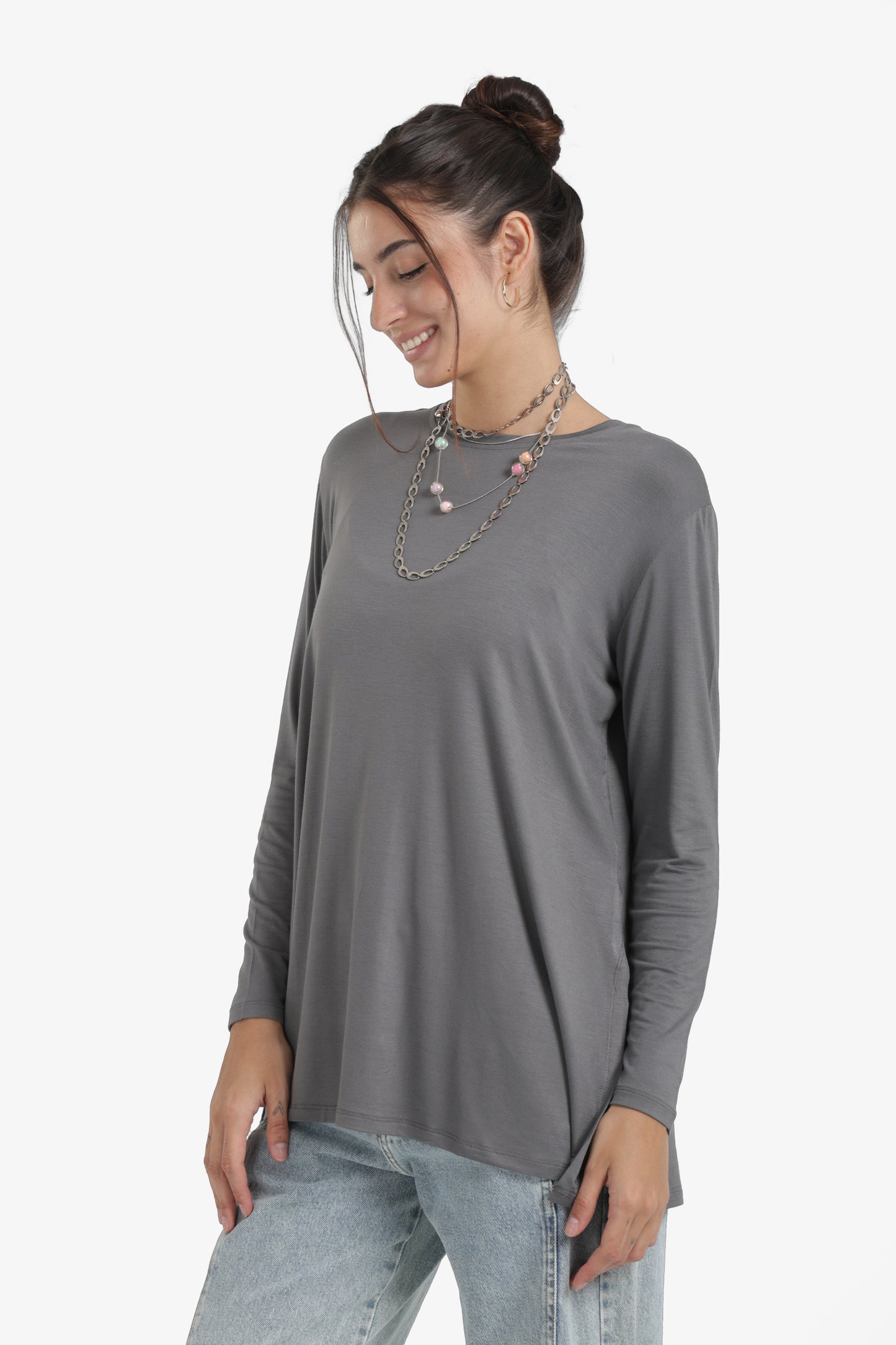 Viscose Long Sleeves Blouse