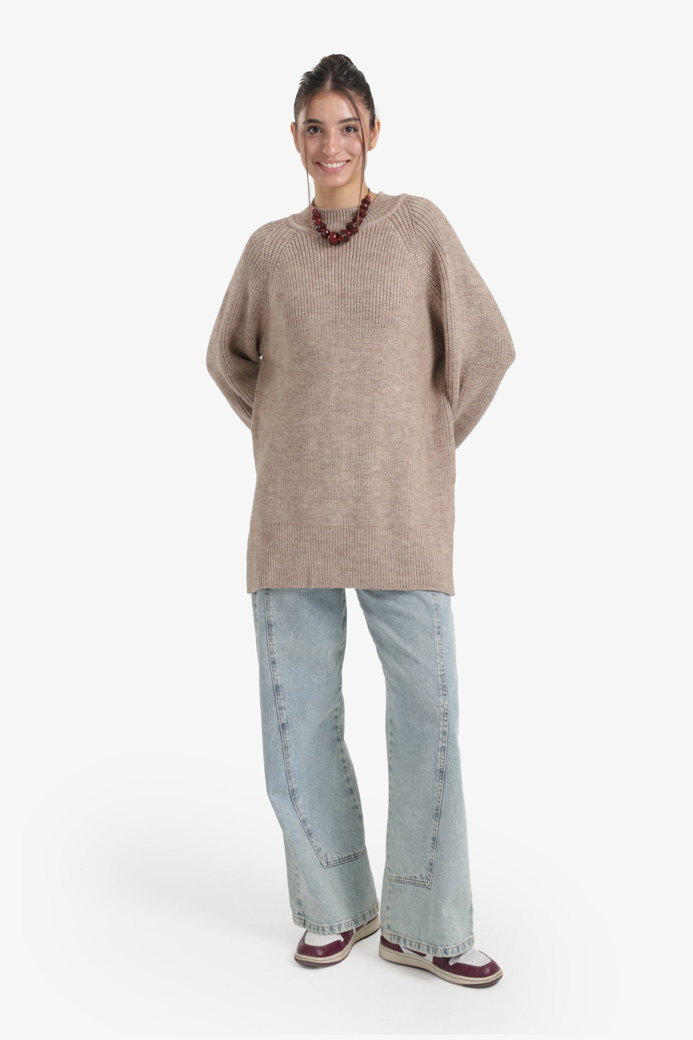 Oversized Knitted Pullover