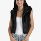 Cropped Hooded Vest