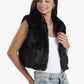 Cropped Hooded Vest