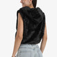 Cropped Hooded Vest