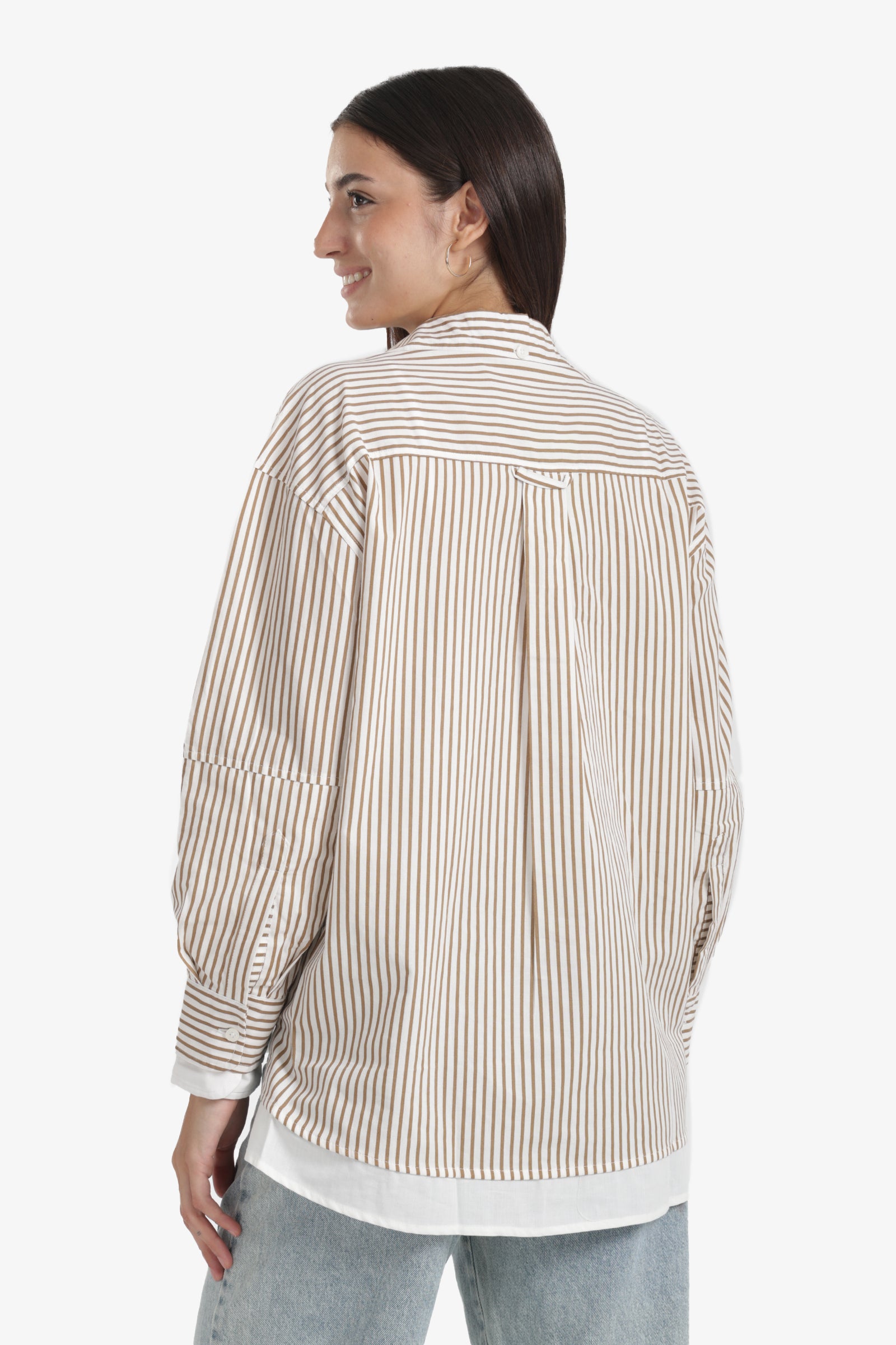 High-Low Relaxed Shirt