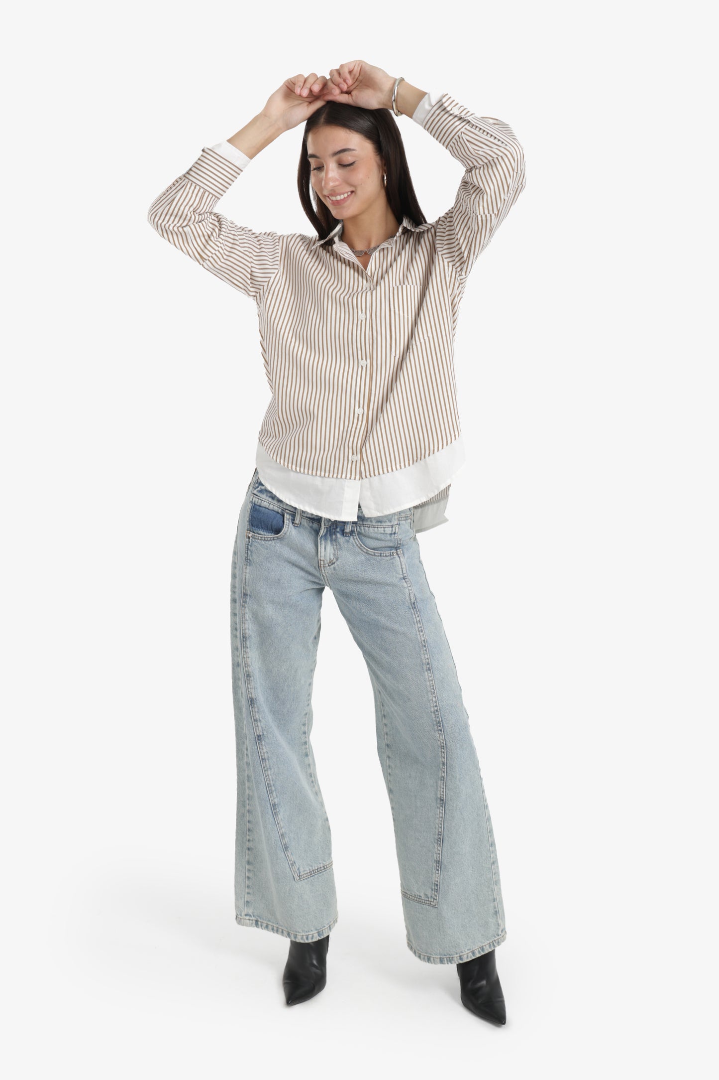 High-Low Relaxed Shirt