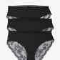 Pack of 3 Bikini Panties with Lace