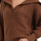 Puff-Sleeve Ribbed Pullover