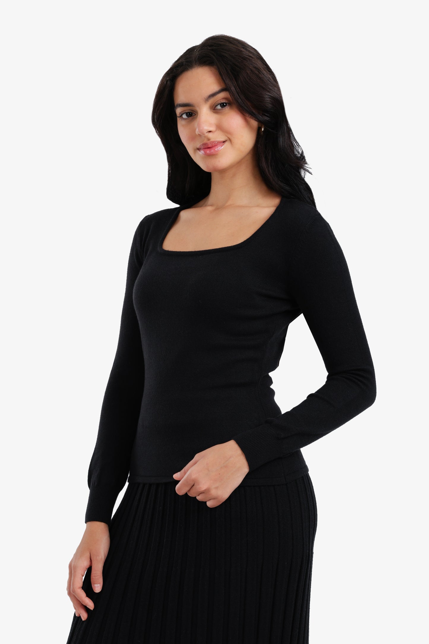 Square Neck Pullover