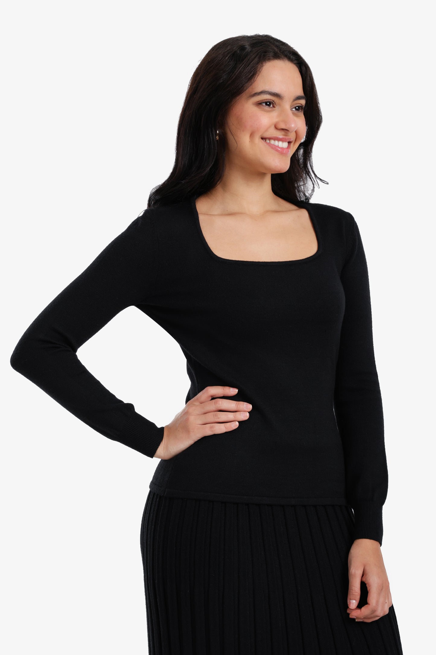 Square Neck Pullover