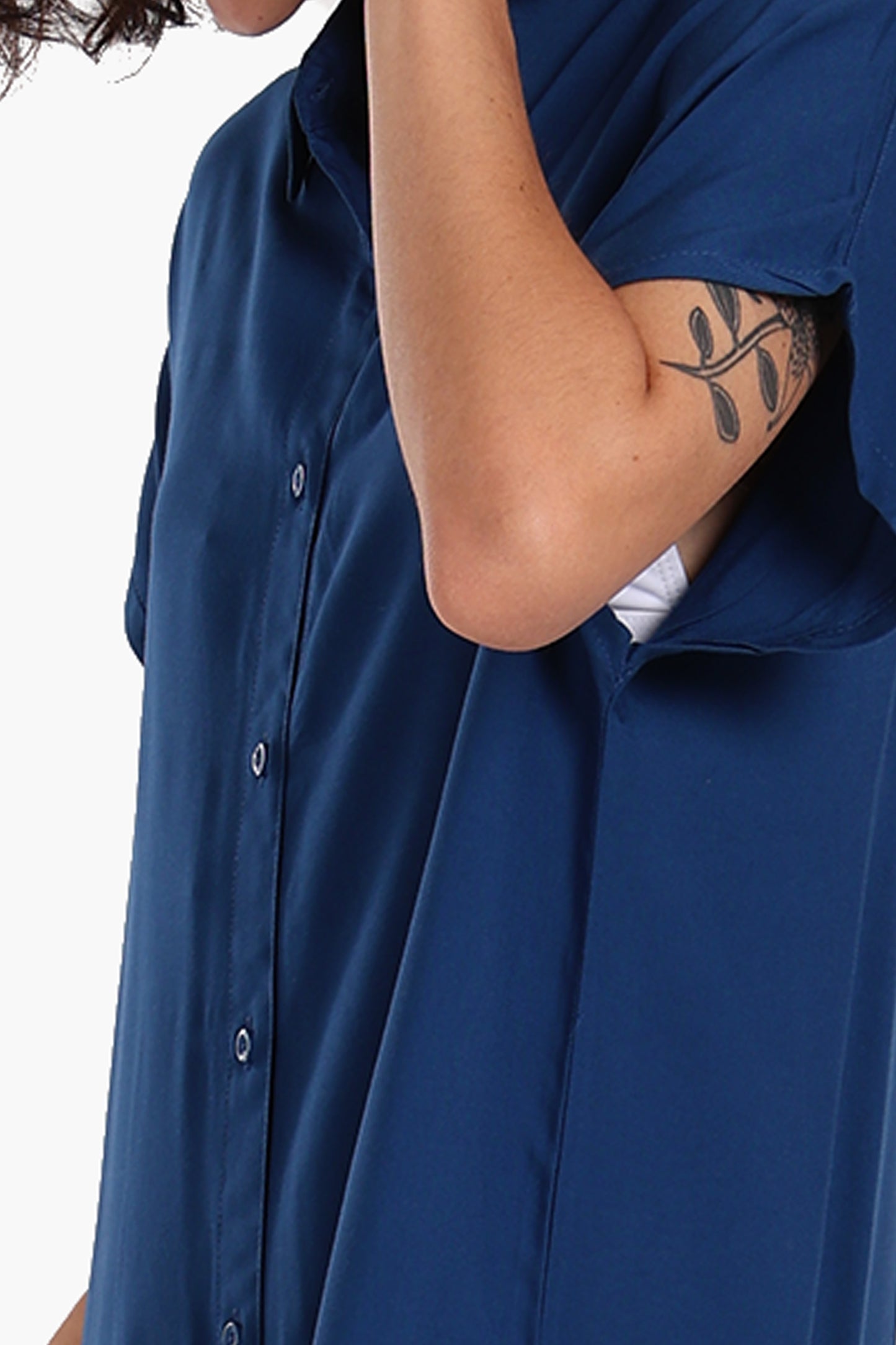 Short Sleeves Midi Dress