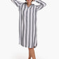 Striped Midi Collared Dress