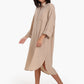 3/4 Sleeves Midi Dress