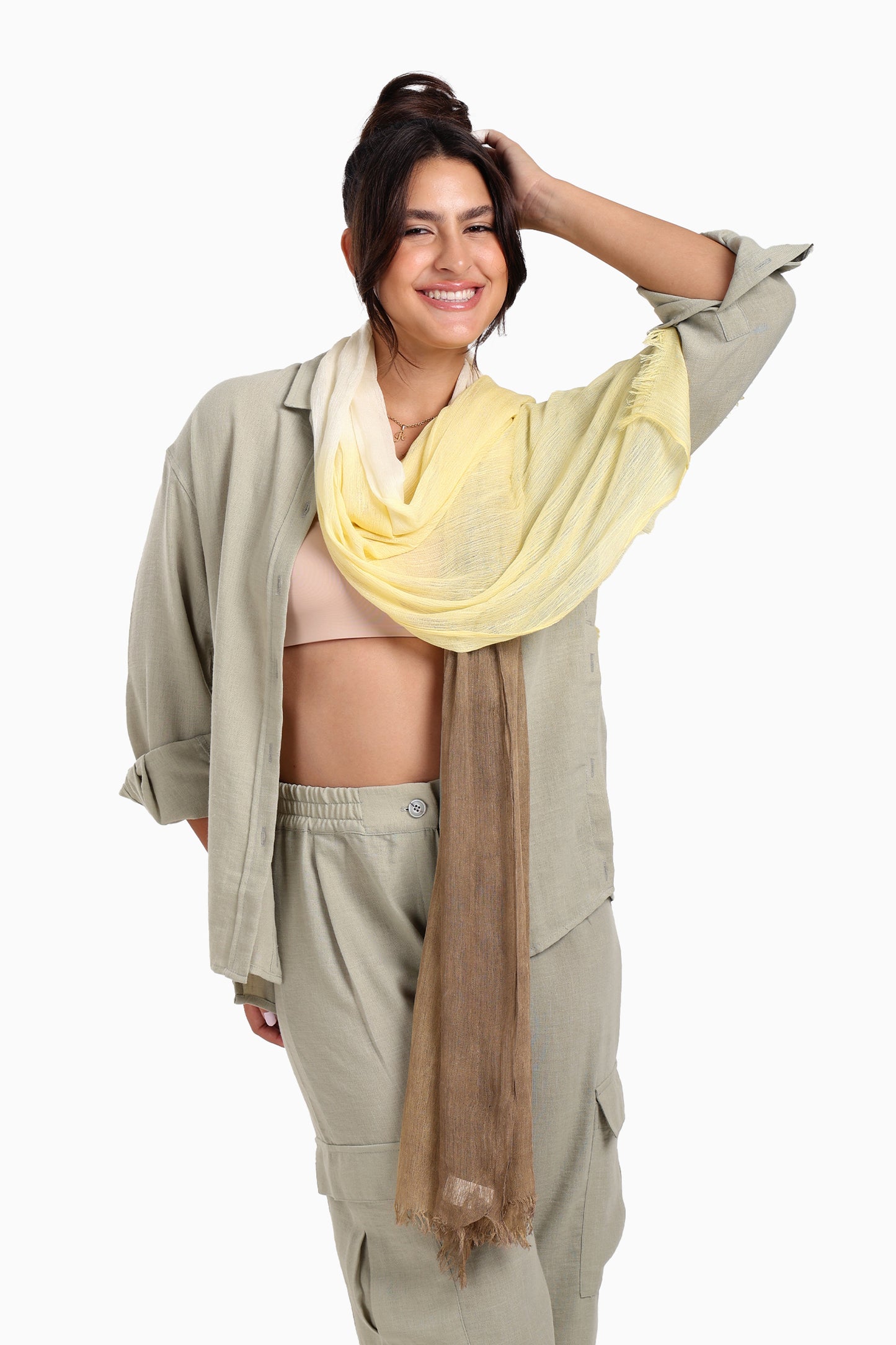 Gradient Cotton Scarf