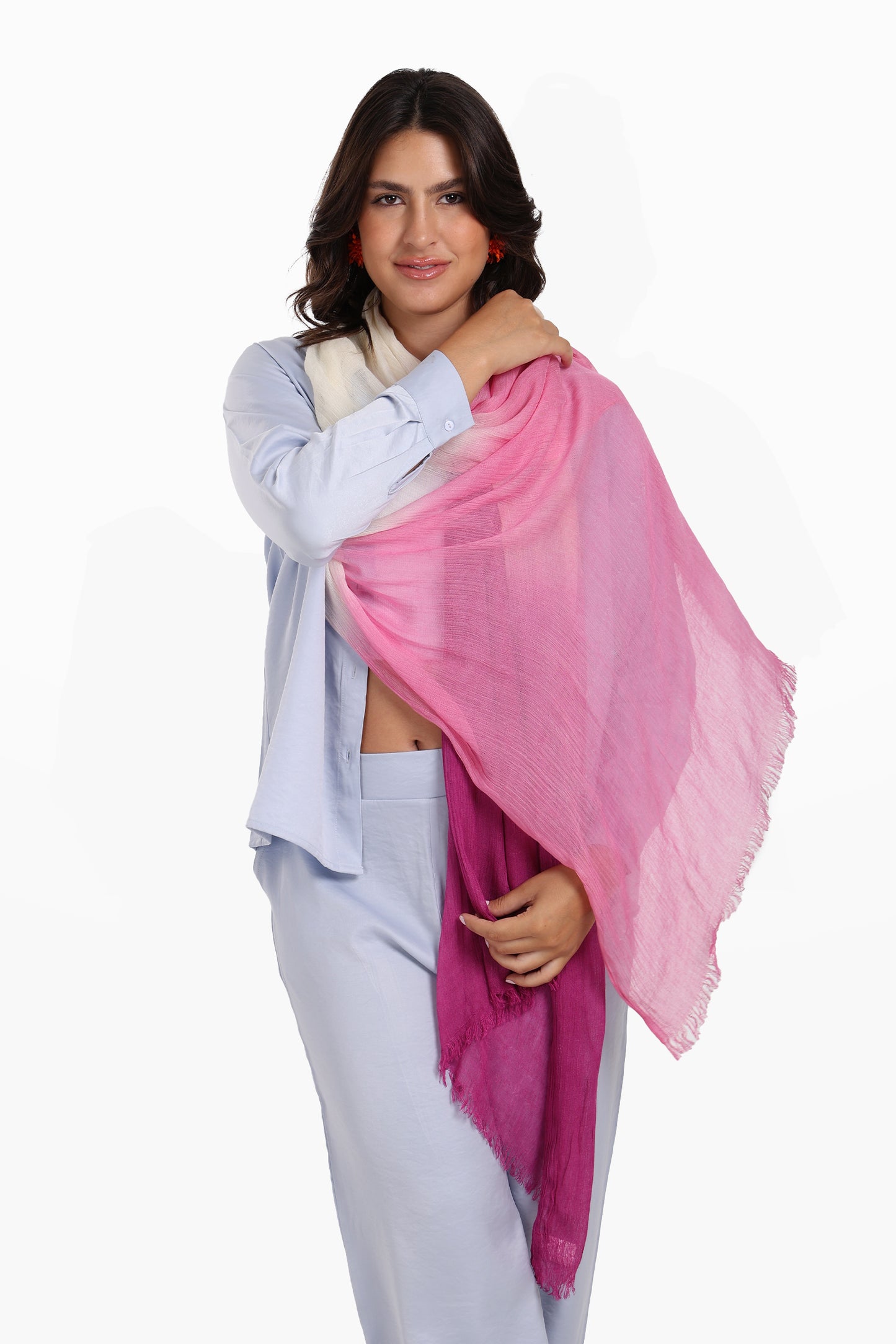 Gradient Cotton Scarf