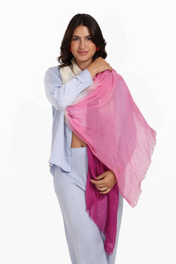 Gradient Cotton Scarf