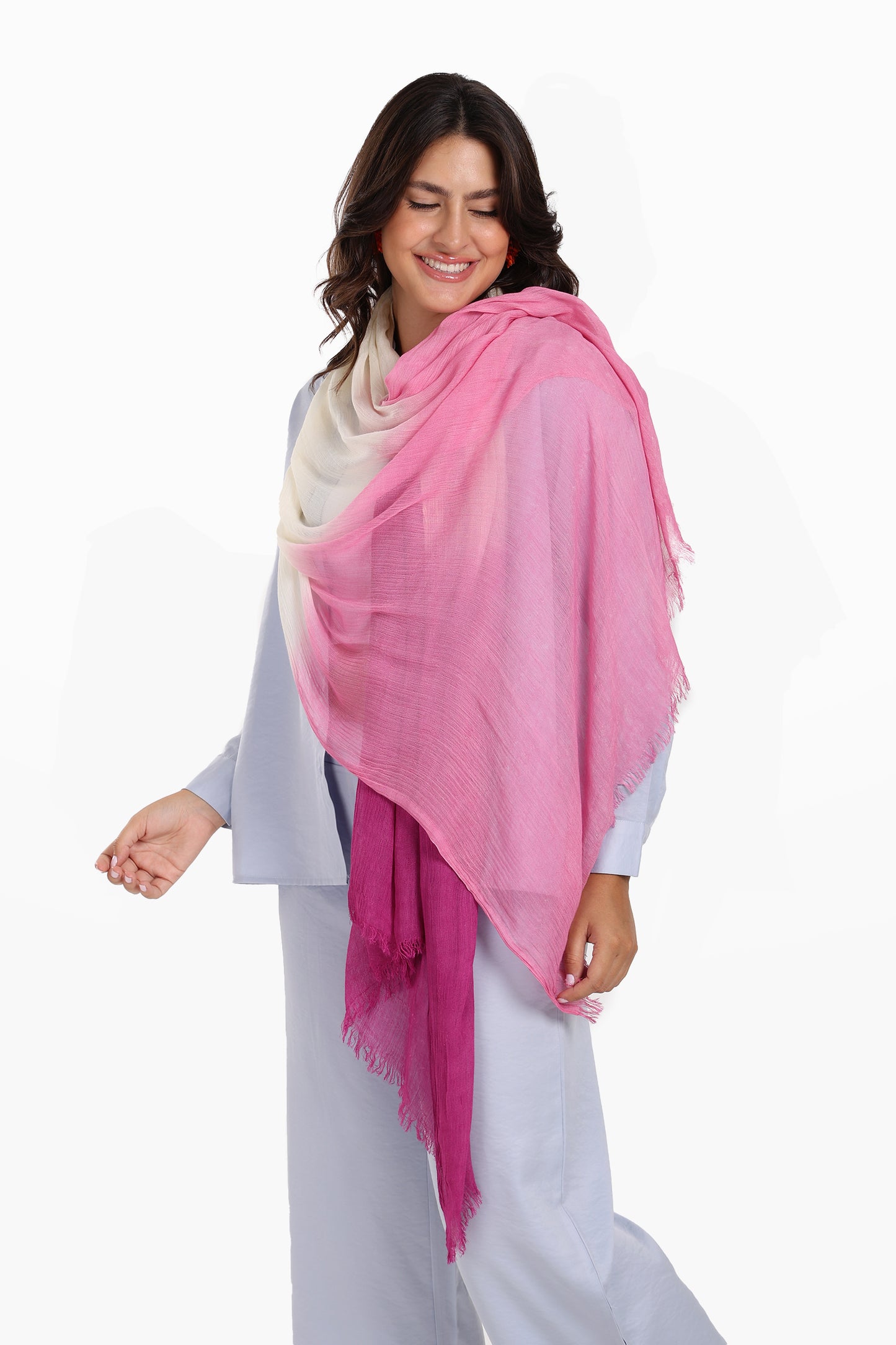 Gradient Cotton Scarf