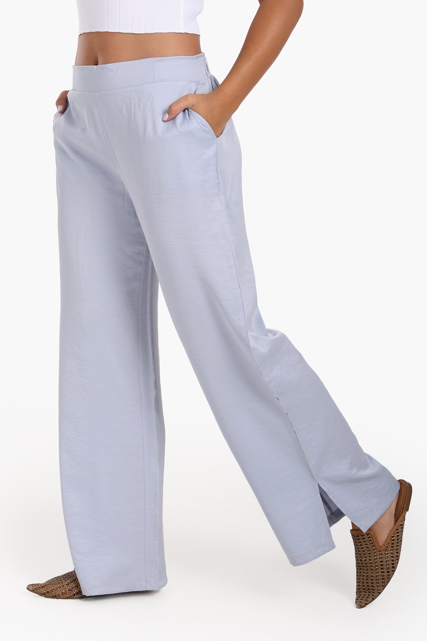 High Waist Wide-Leg Pants