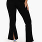 Front Slit Flared Pants