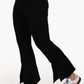 Front Slit Flared Pants