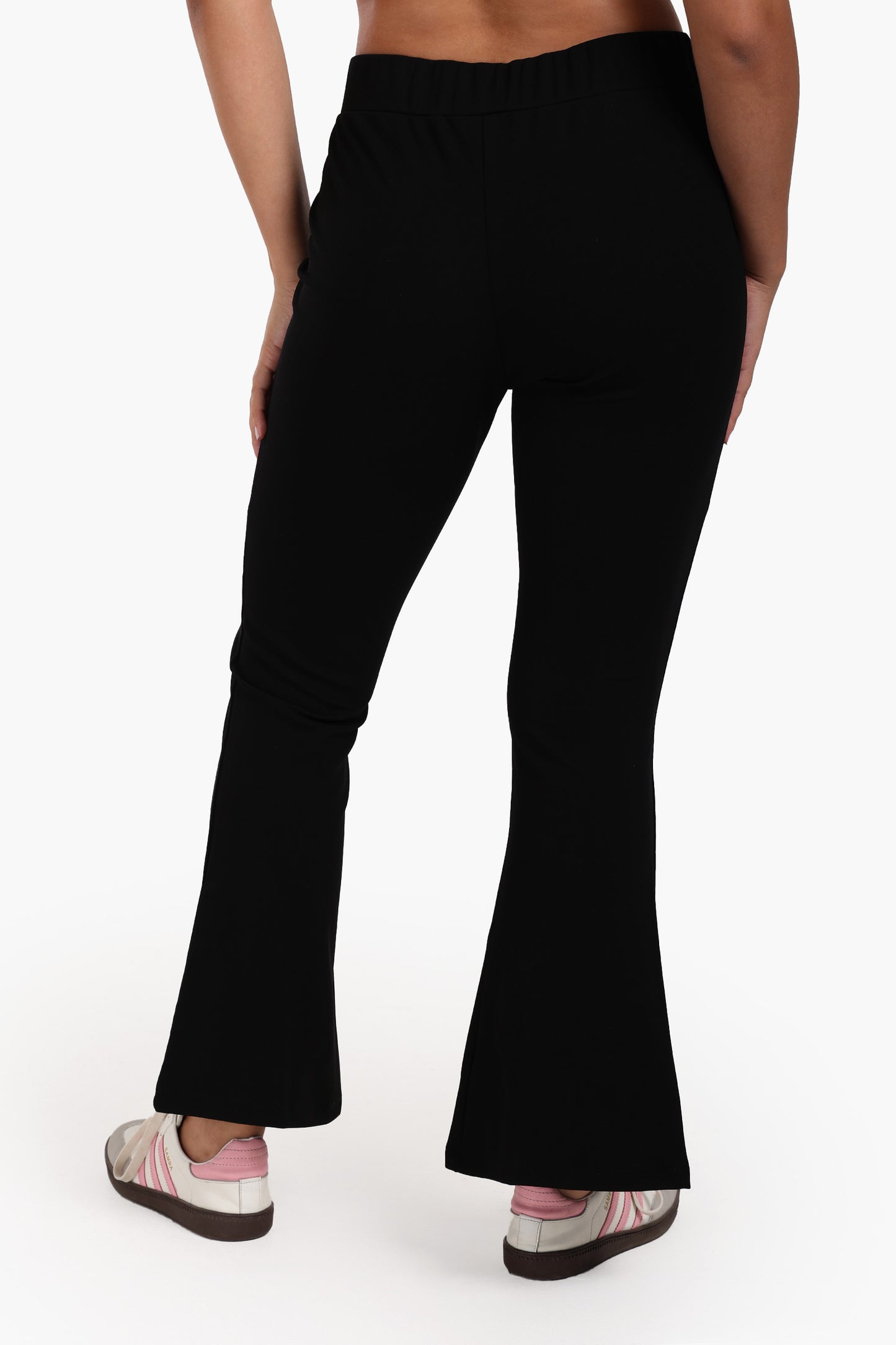 Front Slit Flared Pants