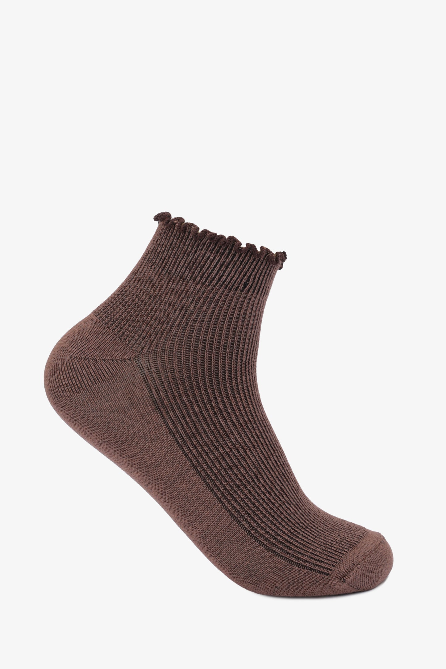 Ruffled Cuff Ankle Socks
