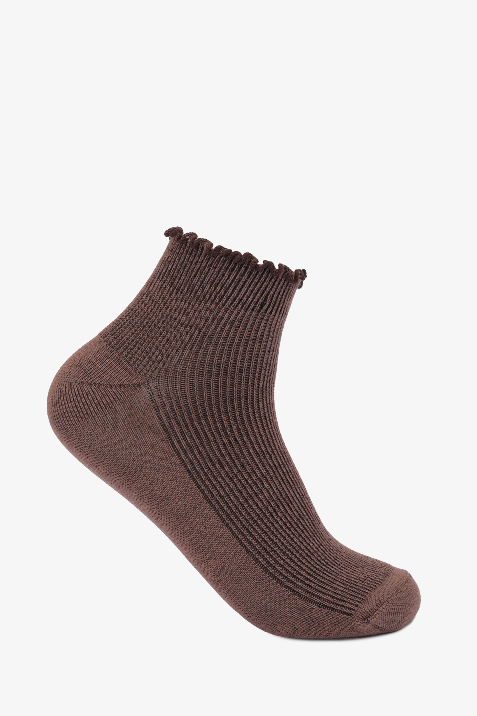 Ruffled Cuff Ankle Socks