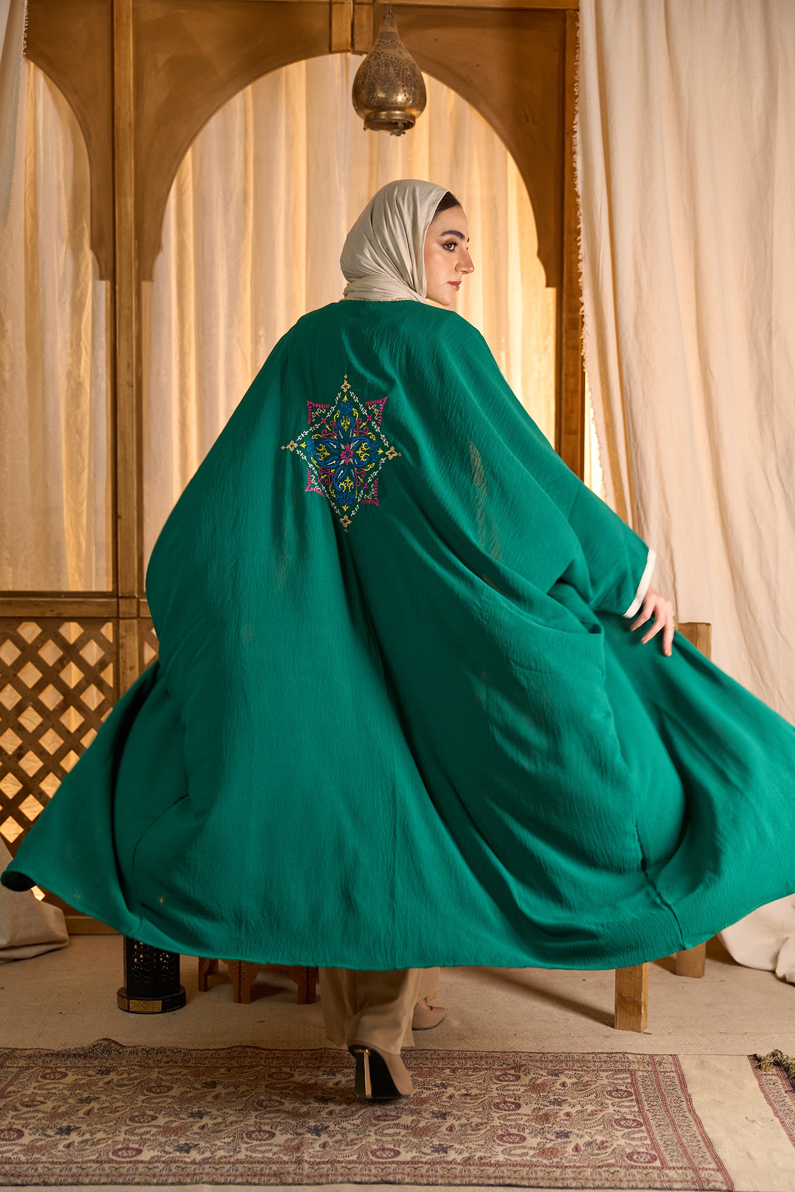 Oversized Open Front Kimono