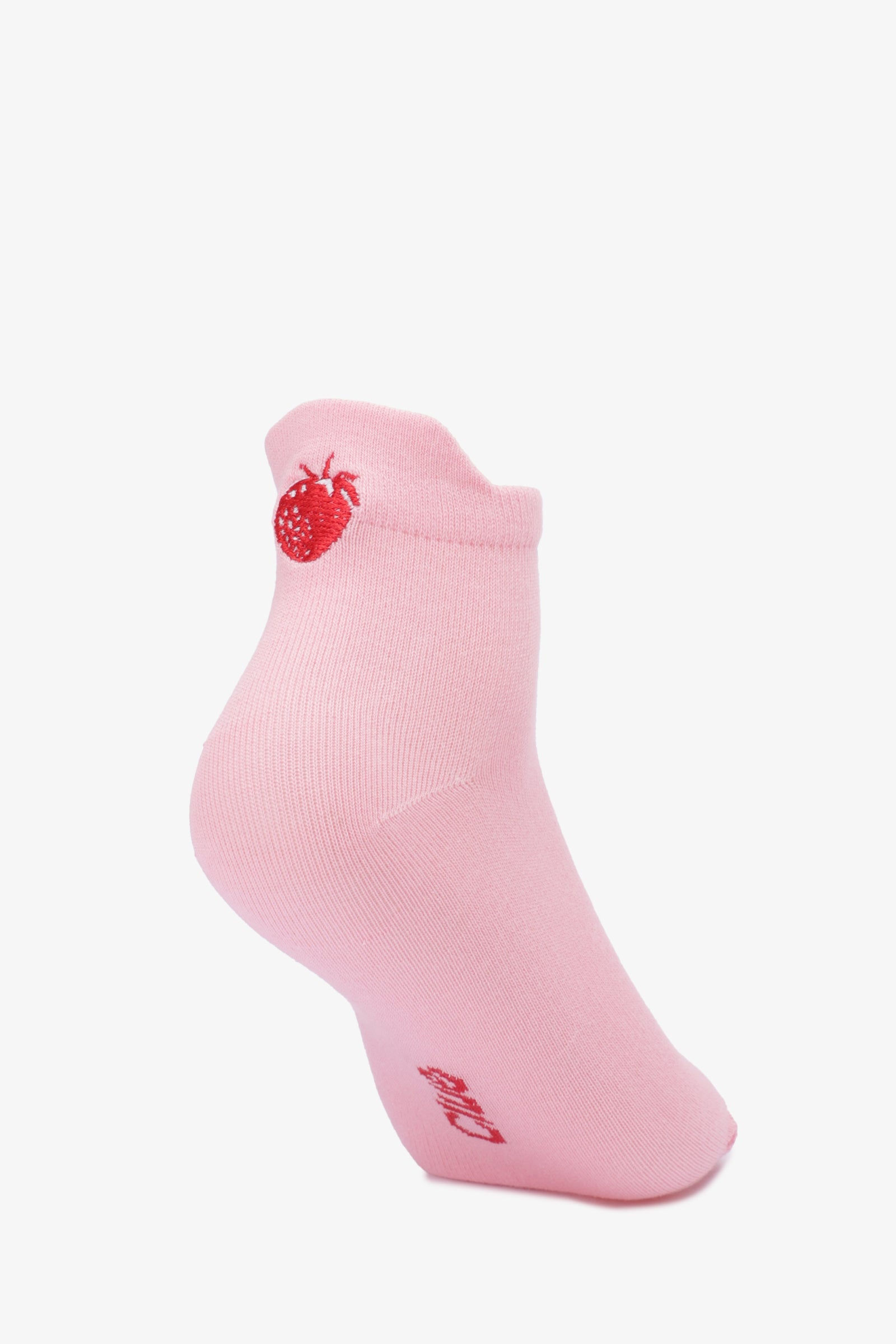 Ankle Strawberry Socks